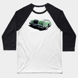 1970s Lincoln Continental in green Baseball T-Shirt